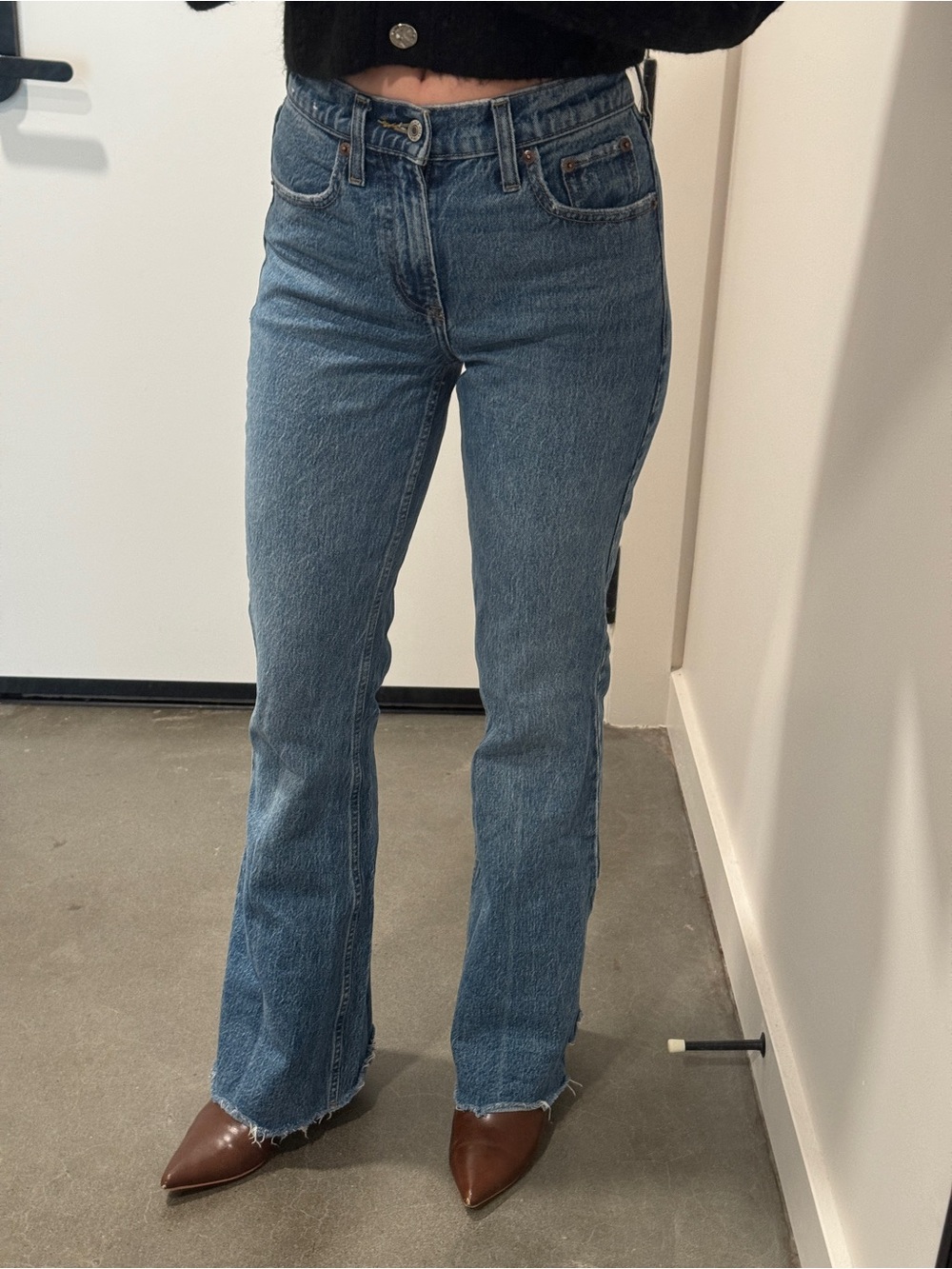 Abercrombie & Fitch High Rise Flare Jean